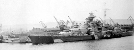 Bismarck en Gotenhafen